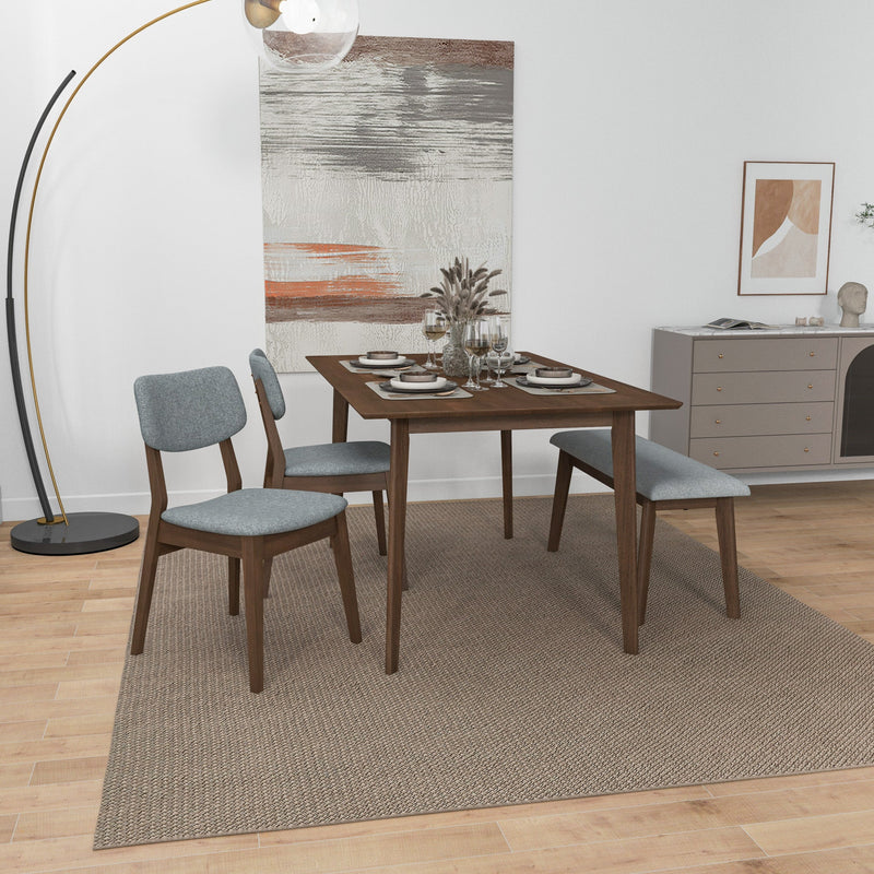 Abbott Dining set - 2 Abbott Chairs & 1 Abbott Bench | MidinMod | TX | Best Furniture stores in Houston