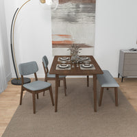 Abbott Dining set - 2 Abbott Chairs & 1 Abbott Bench | MidinMod | TX | Best Furniture stores in Houston