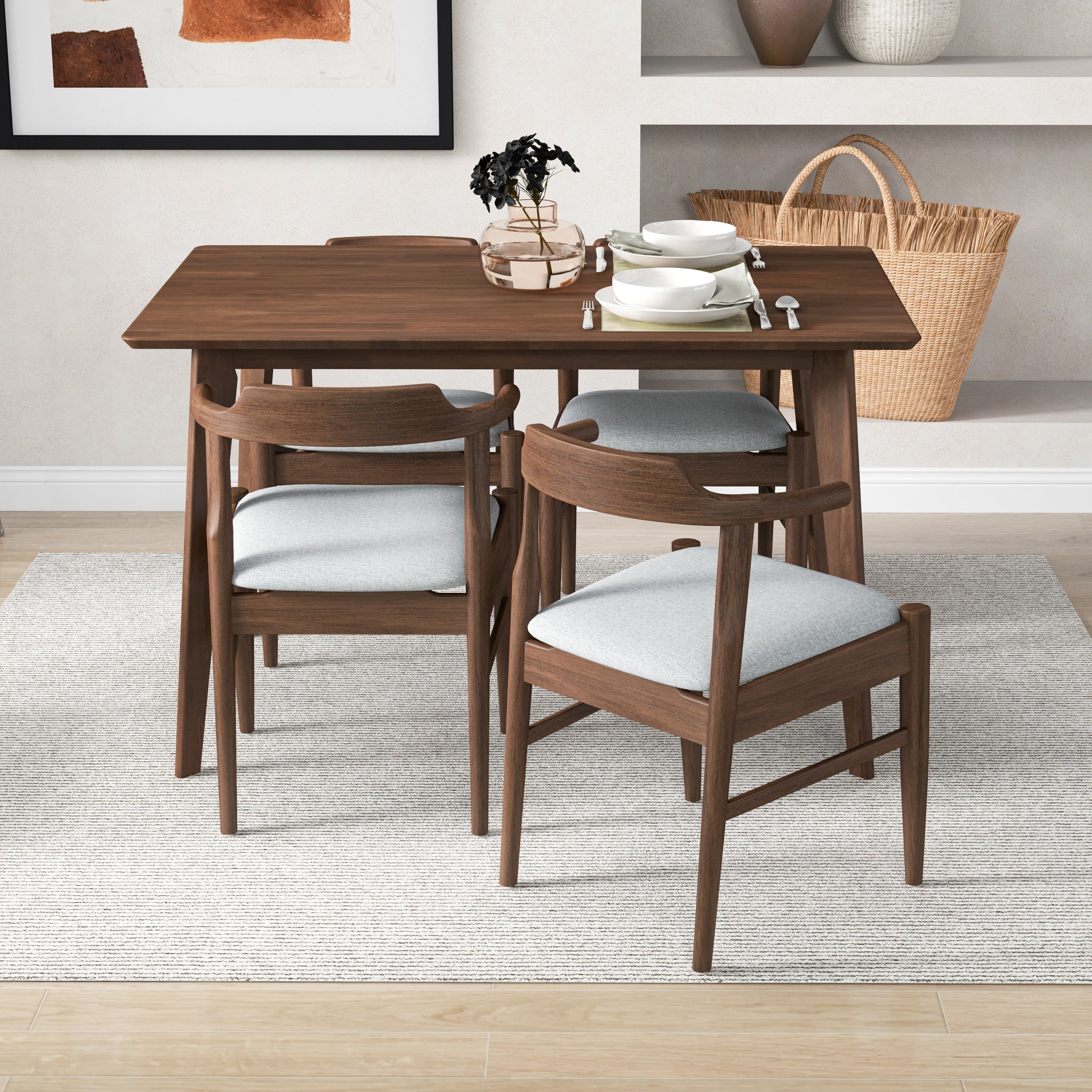 Mid mod dining discount chairs