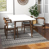 Alpine Large Dining Set - 4 Grey Sterling Dining Chairs | MidinMod | TX | Best Furniture stores in Houston