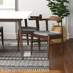 Alpine Large Dining Set - 4 Grey Sterling Dining Chairs | MidinMod | TX | Best Furniture stores in Houston