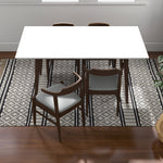Alpine Large Dining Set - 4 Grey Sterling Dining Chairs | MidinMod | TX | Best Furniture stores in Houston