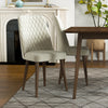 Adira Large Dining Set - 4 Evette Beige Velvet  Chairs | MidinMod | TX | Best Furniture stores in Houston