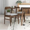 Adira Small White Top Dining Set - 4 Zola Grey Chairs | MidinMod | TX | Best Furniture stores in Houston