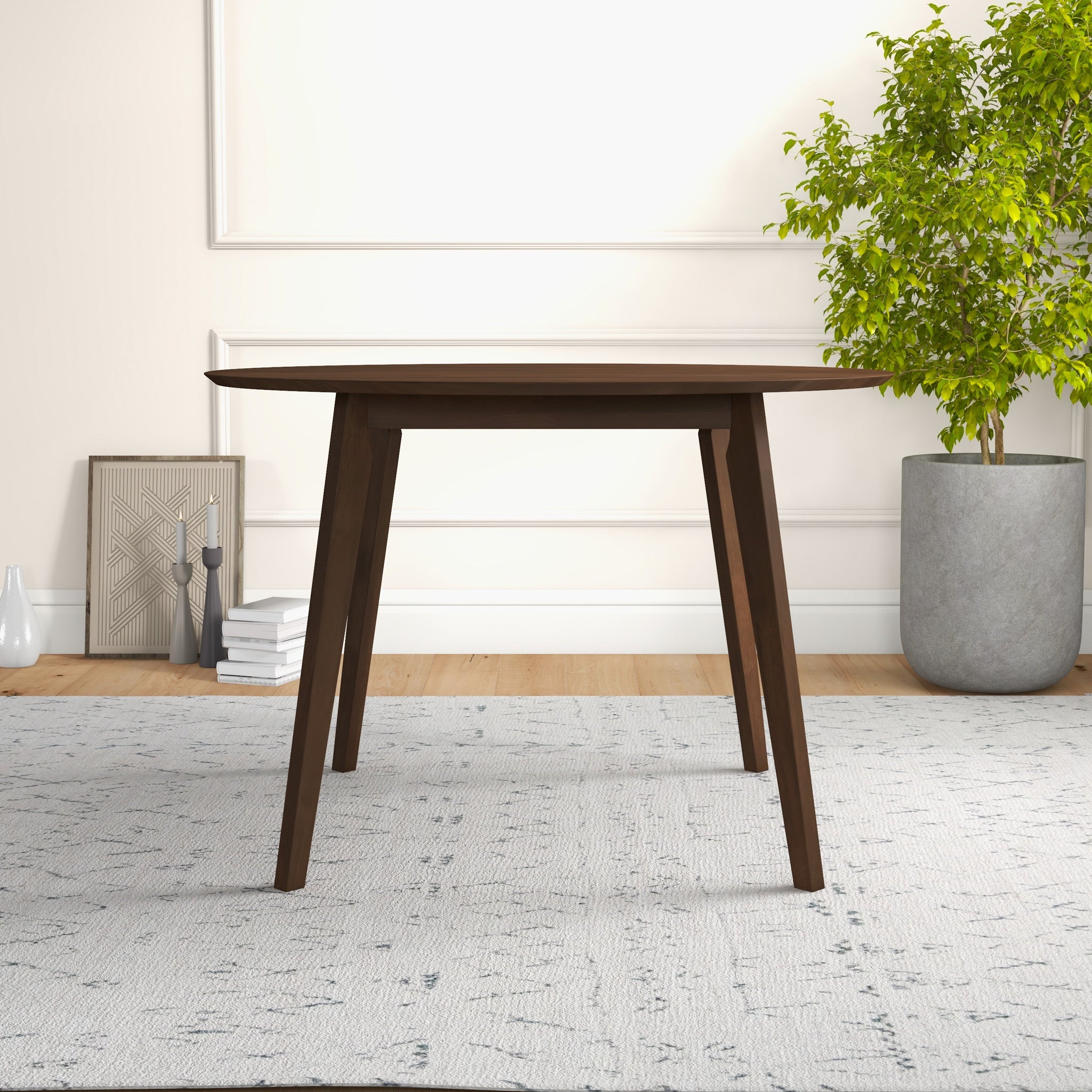 Aliana Dining Table (Walnut) - MidinMod