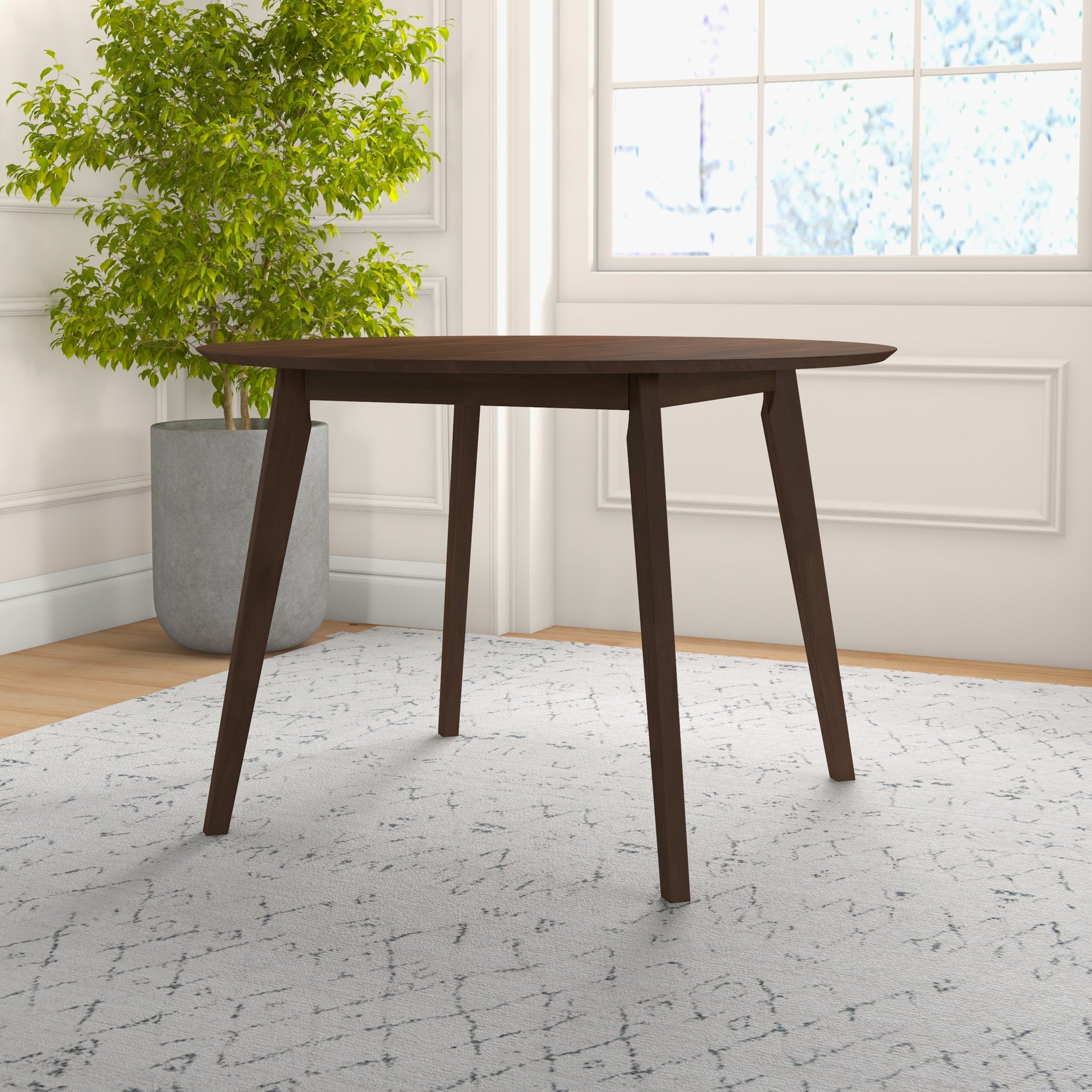 Aliana Dining Table (Walnut) - MidinMod