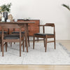 Alpine Walnut Dining Table - 6 Zola Leather Dining Chairs | MidinMod | TX | Best Furniture stores in Houston