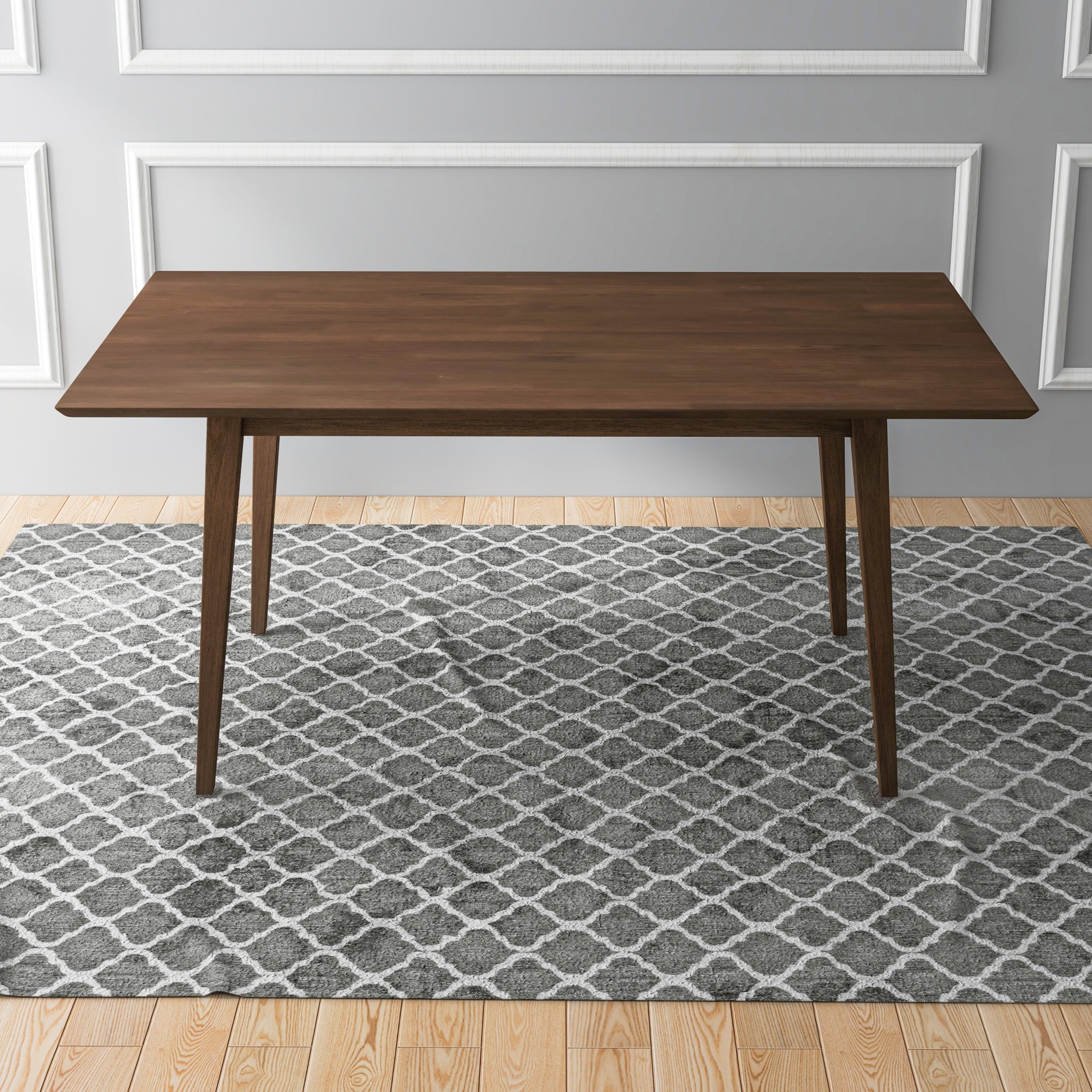 Alpine Large Walnut Dining Table - MidinMod