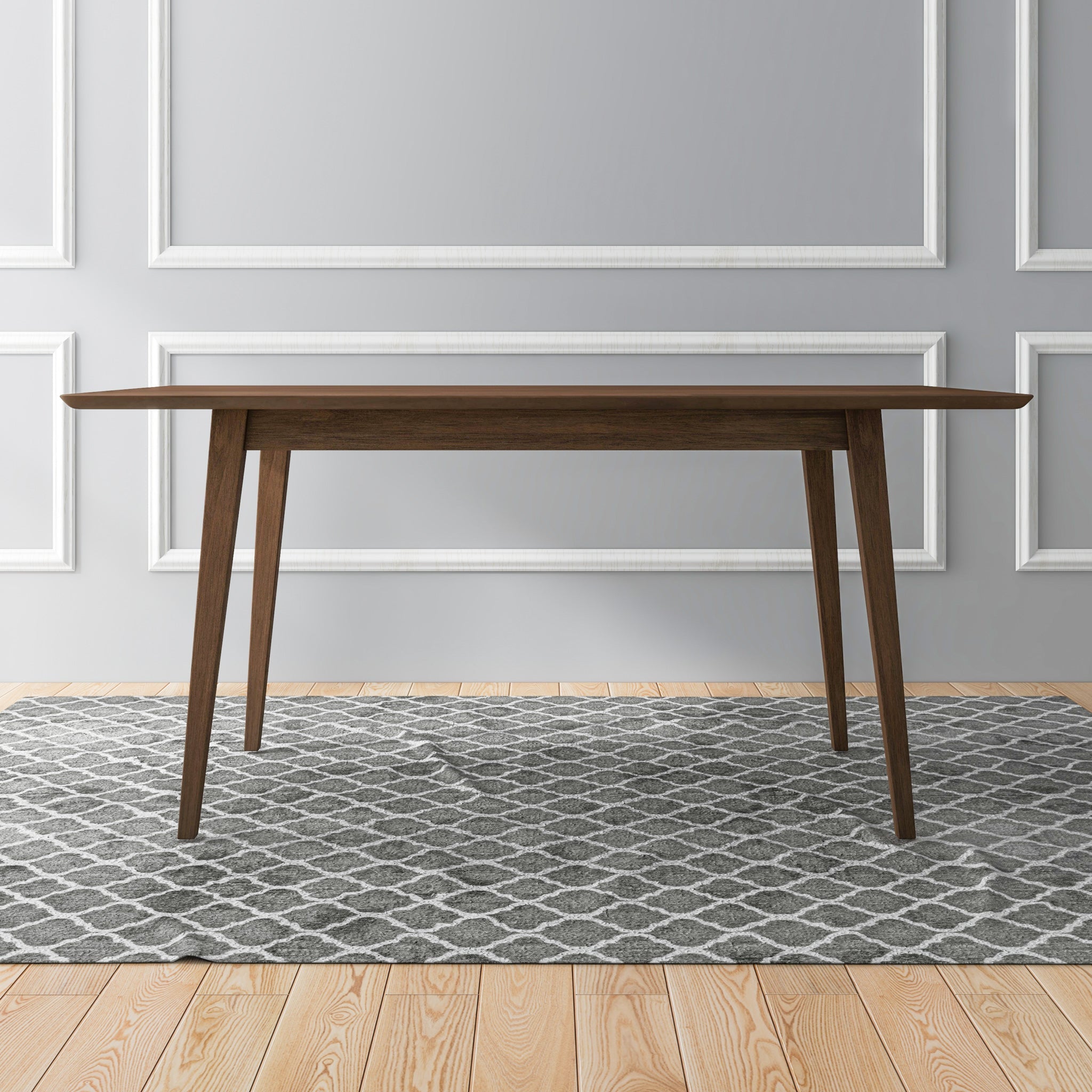 Alpine Large Walnut Dining Table - MidinMod