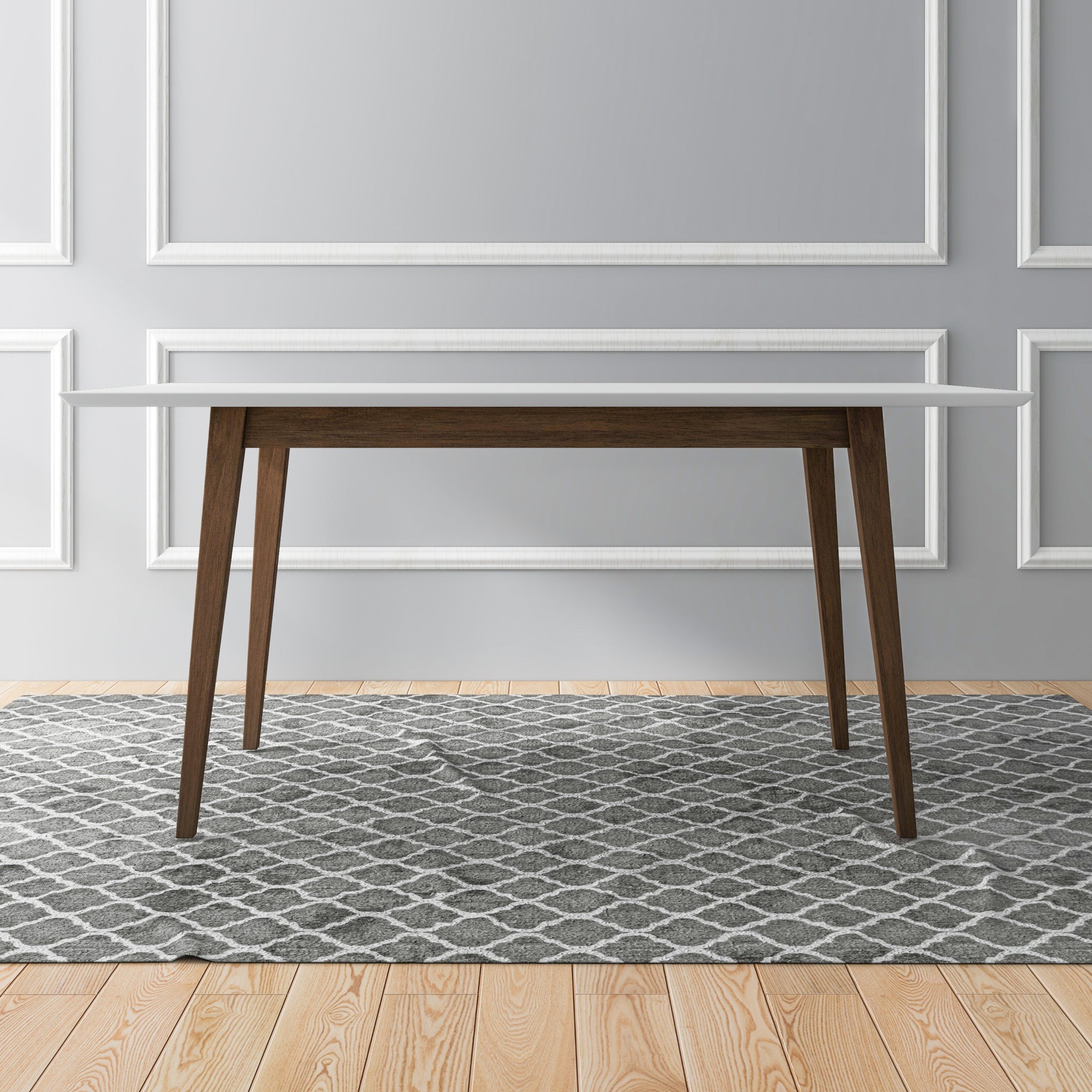 Alpine Large White Dining Table - MidinMod