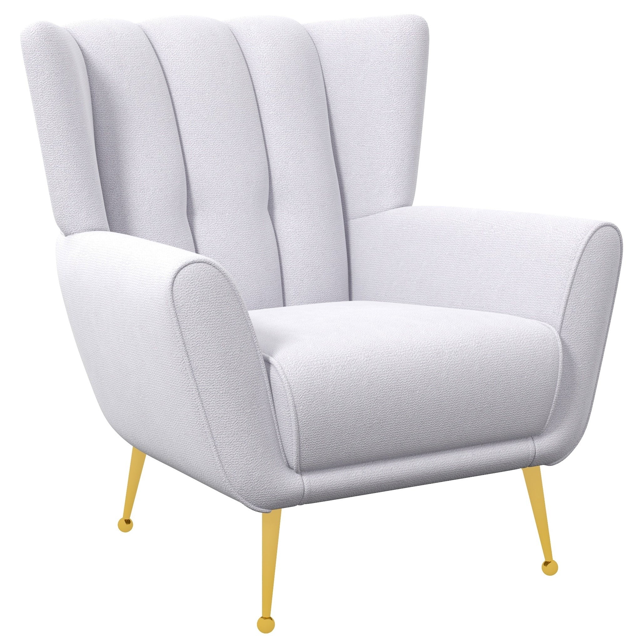 Amelia Light Grey Apartment Chair - MidinMod