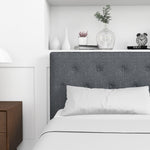 Ashton Queen Size Dark Gray Platform Bed  | MidinMod | Houston TX | Best Furniture stores in Houston
