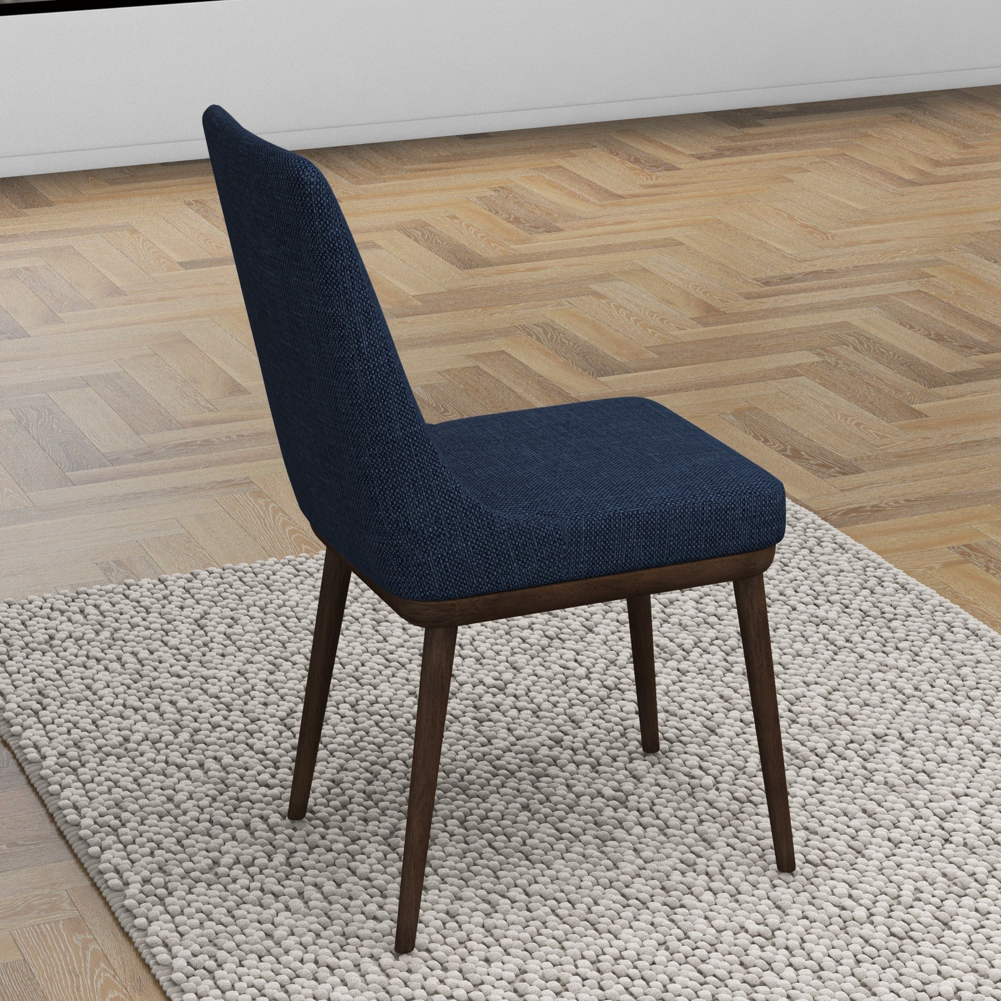 Brighton Dining Chair Navy Blue Set of 2 - MidinMod