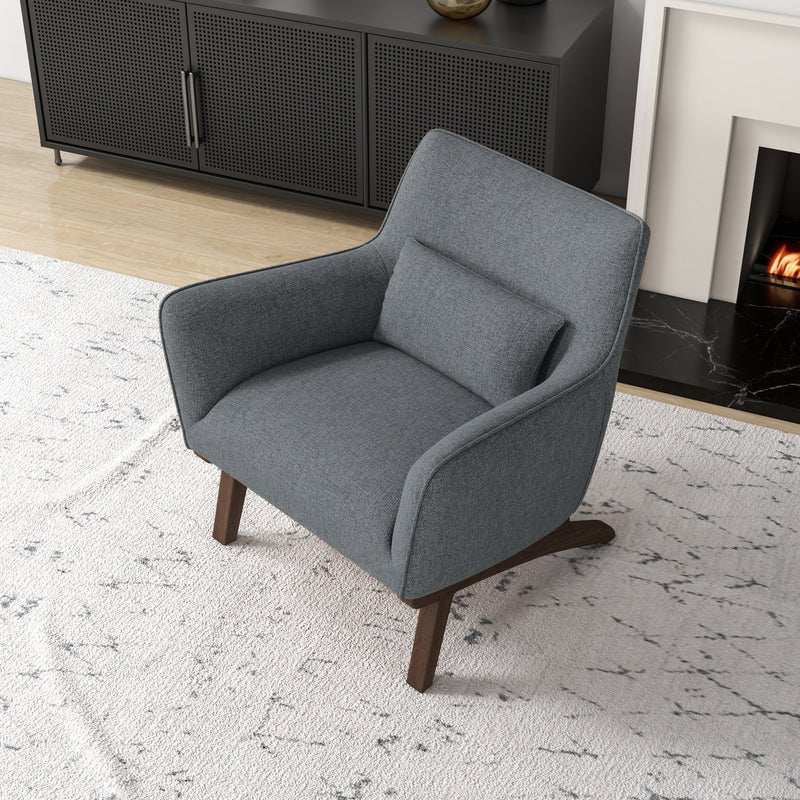 Casper Lounge Chair - Gray Linen | MidinMod | Houston TX | Best Furniture stores in Houston