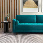 Daphne Sofa - Teal Velvet  | MidinMod | Top Texas Furniture | Best Furniture stores in Houston