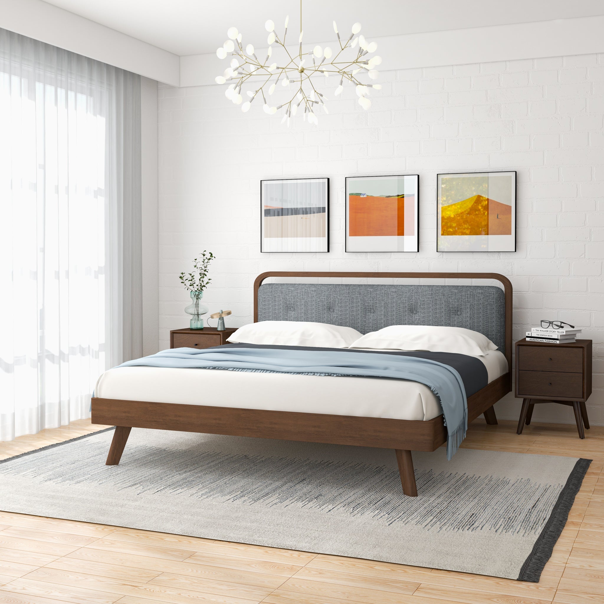 Modern bed on sale frame king