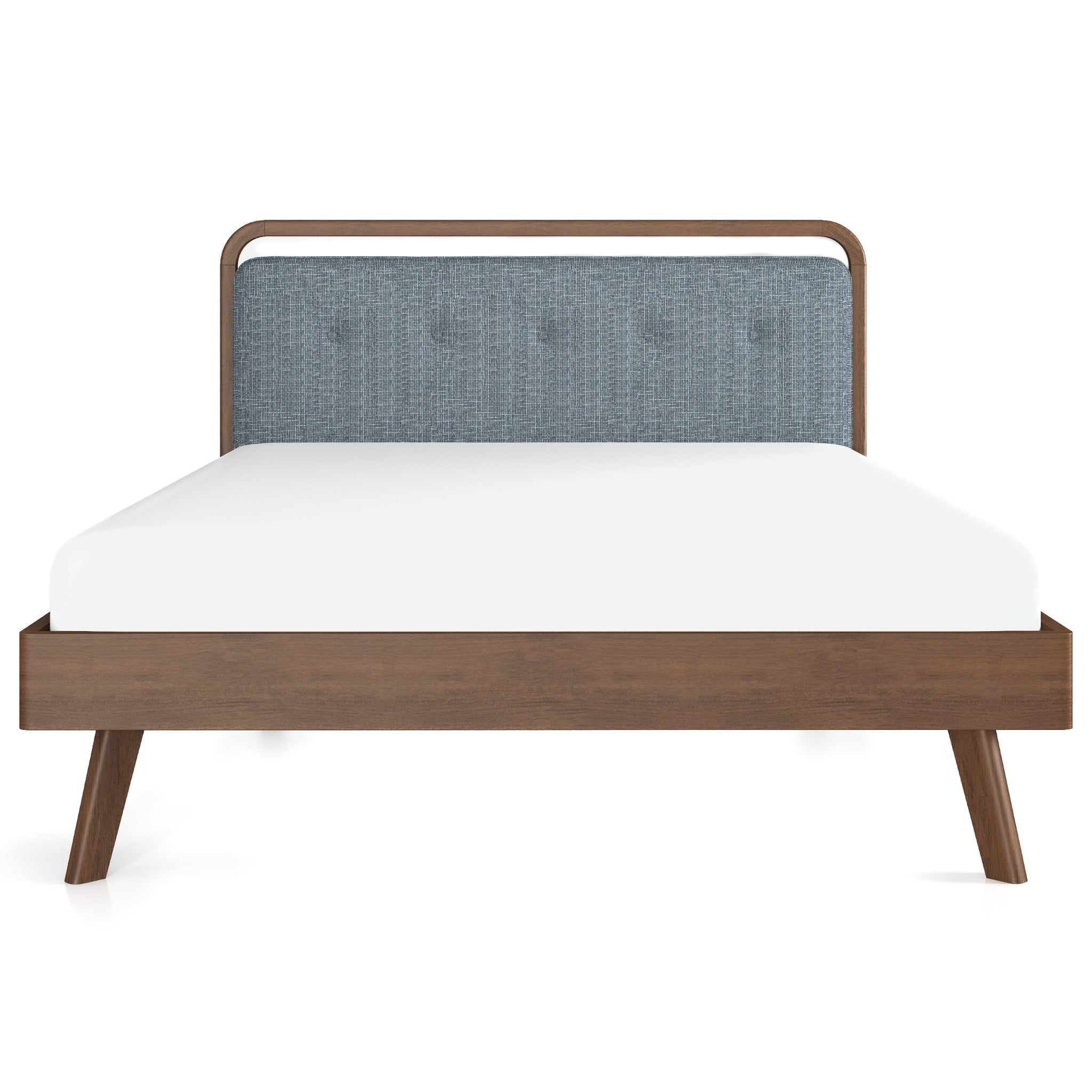 Modern Divani Wood Platform Bed (Queen) - MidinMod