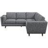 Ernest L Shape Grey Corner Sofa | Mid in Mod | Houston TX | Best Furniture stores in Houston