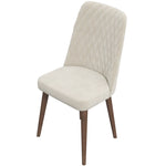 Evette Mid Century Modern Beige Dining Chair | MidinMod | Houston TX | Best Furniture stores in Houston