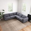 Fordham Symmetrical Corner Sofa (Dark Grey Fabric)