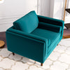 Fordham Lounge Chair - Teal Velvet | MidinMod | Houston TX | Best Furniture stores in Houston
