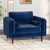 Fordham Lounge Chair (Navy Blue Velvet) | MidinMod | Houston TX | Best Furniture stores in Houston