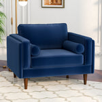 Fordham Lounge Chair (Navy Blue Velvet) | MidinMod | Houston TX | Best Furniture stores in Houston
