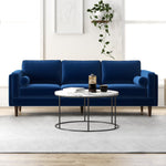 Fordham Sofa (Navy Blue Velvet) | Mid in Mod | Houston TX | Best Furniture stores in Houston