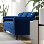 Fordham Sofa (Navy Blue Velvet) | Mid in Mod | Houston TX | Best Furniture stores in Houston