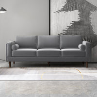 Fordham Sofa - Gray Velvet  | MidinMod | Houston TX | Best Furniture stores in Houston