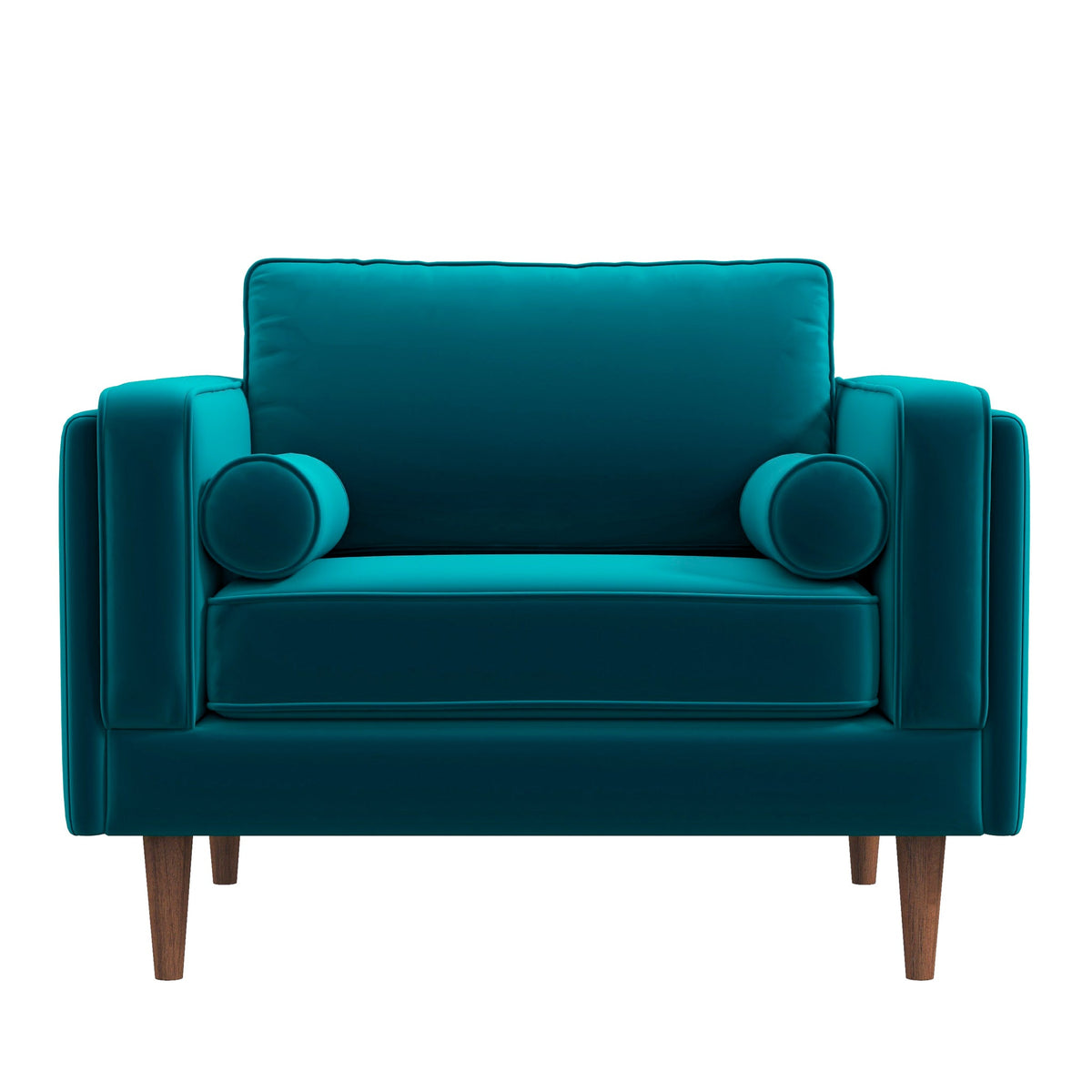 Fordham Lounge Chair - Teal Velvet | MidinMod | Houston TX | Best Furniture stores in Houston