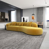 Galleria Sectional  Sofa - Gold Velvet Couch | MidinMod |TX | Best Furniture stores in Houston