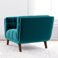 Kano Lounge Chair (Teal Velvet) | Mid in Mod | Houston TX | Best Furniture stores in Houston