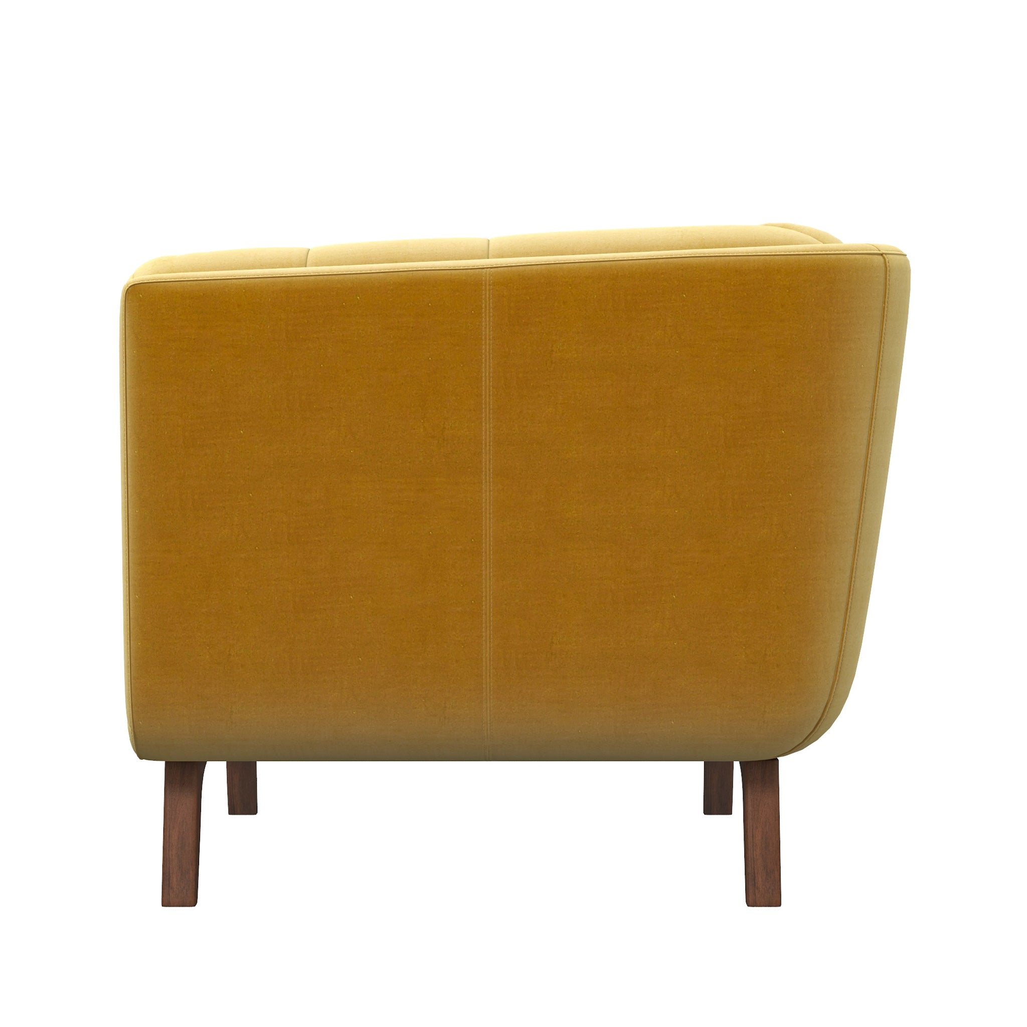 Kano Gold Velvet Lounge Chair - MidinMod