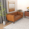 Kano Sofa (78" - Tan Leather) | Mid in Mod | Houston TX | Best Furniture stores in Houston