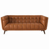 Kano Sofa (78" - Tan Leather) | Mid in Mod | Houston TX | Best Furniture stores in Houston