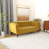 Kano Sofa 78"- Gold Velvet  | Mid in Mod | Houston TX | Best Furniture stores in Houston