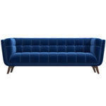 Kano Large Navy Blue Velvet Sofa  | Mid in Mod | Houston TX | Best Furniture stores in Houston