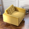 Kirby Lounge Chair - Gold Velvet | MidinMod | Houston TX | Best Furniture stores in Houston
