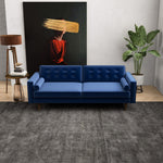 Kirby Sofa - Blue Velvet  | Mid in Mod | Houston TX | Best Furniture stores in Houston