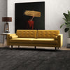 Kirby Sofa - Gold Velvet | Mid in Mod | Houston Furniture TX | Best Furniture stores in Houston