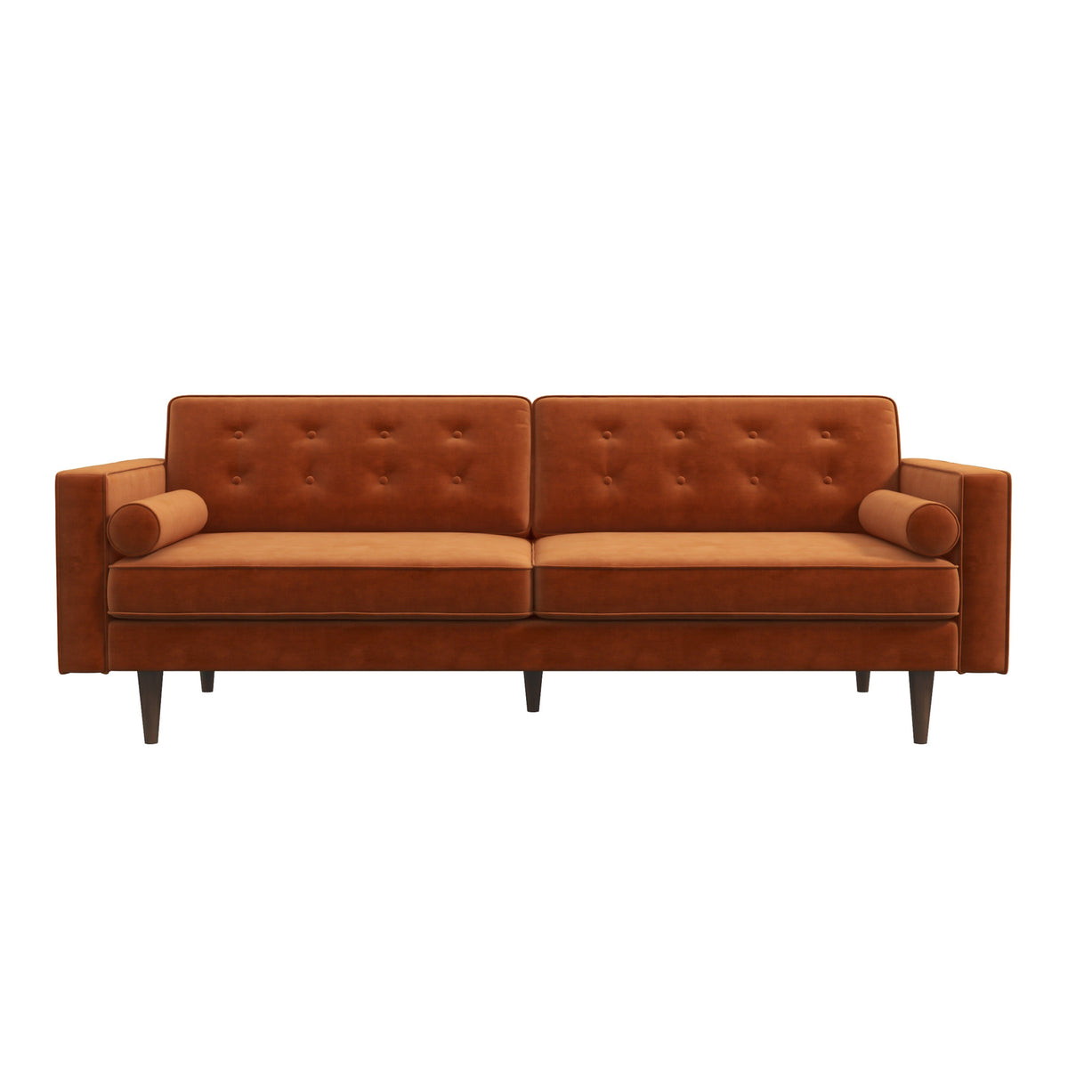 Kirby Sofa (Burnt Orange) | Mid in Mod | Houston TX | Best Furniture stores in Houston