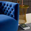 Lotte Swivel Chair - Blue Velvet | MidinMod | Houston TX | Best Furniture stores in Houston