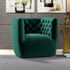 Lotte Swivel Chair - Forest Green Velvet | MidinMod | Houston TX | Best Furniture stores in Houston
