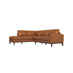 Mayfair Sectional Sofa - Tan Leather Left  Facing  | MidinMod | TX | Best Furniture stores in Houston