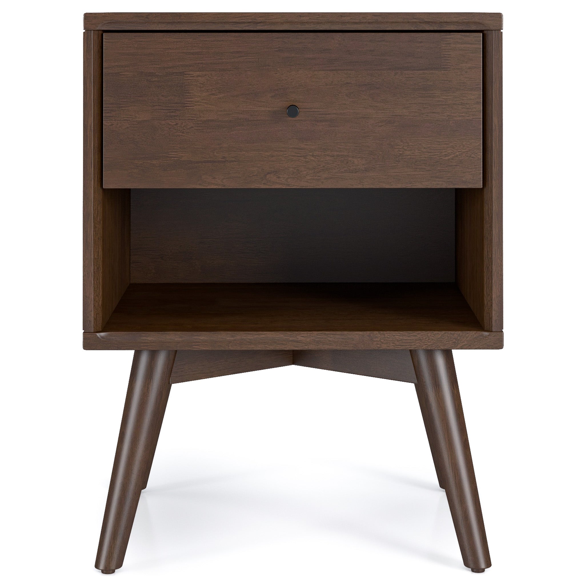 Noak Single Drawer Mid Century Modern Style Night Stand - MidinMod