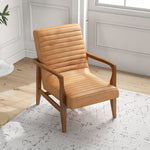 Nusa Leather Lounge Chair -Tan Leather | MidinMod | Houston TX | Best Furniture stores in Houston