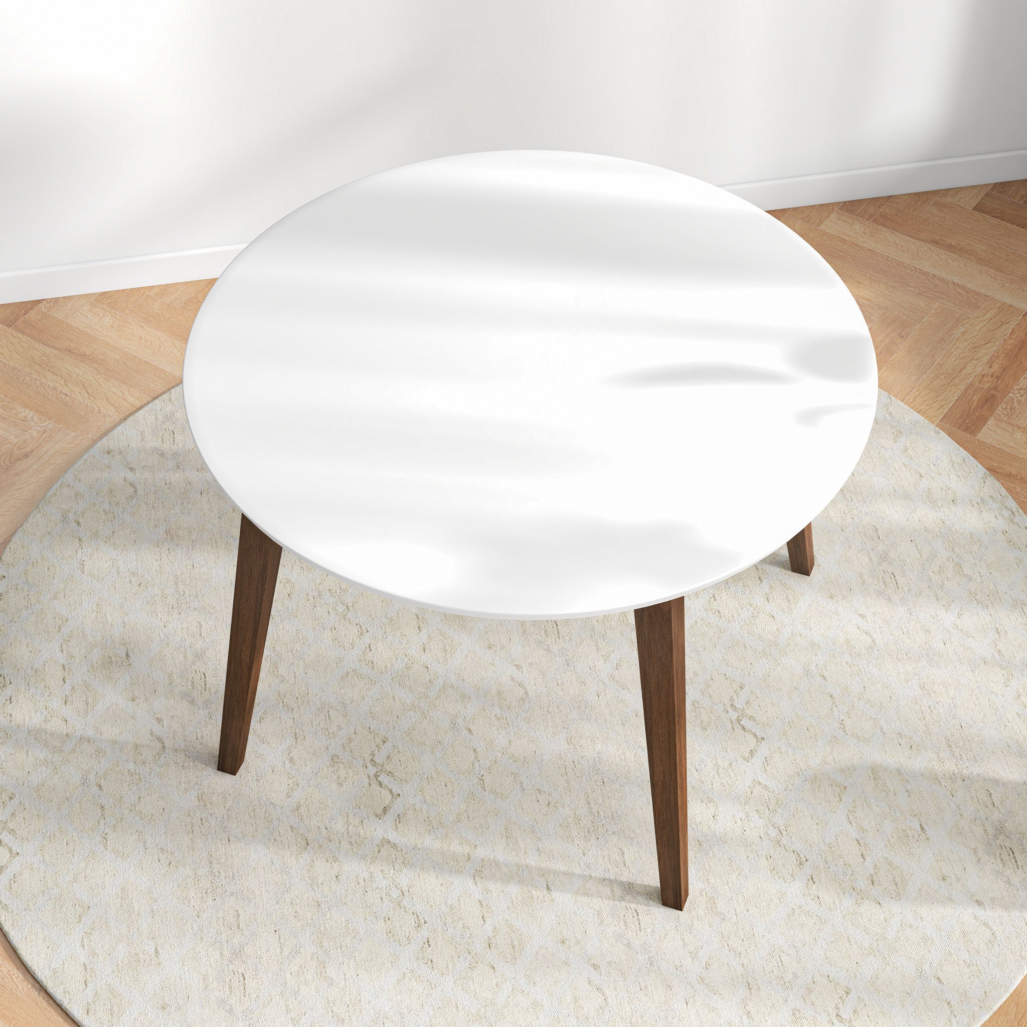 Palmer White Dining Table - MidinMod