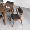 Palmer Dining set - 4 Ricco Dining Chairs Black Pu | MidinMod | TX | Best Furniture stores in Houston