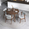 Palmer Dining set - 4 Ricco Dining Chairs Walnut Top | MidinMod | TX | Best Furniture stores in Houston